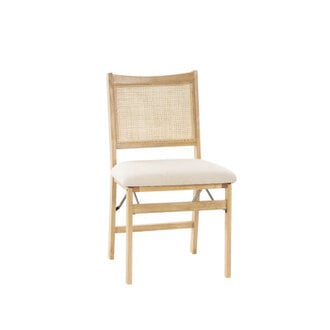 Donner Foldable Cane Back Dining Chair