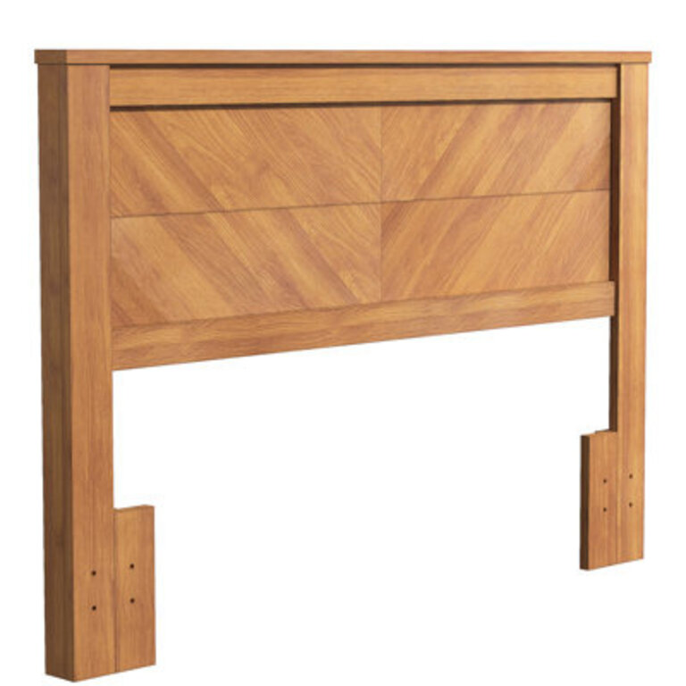 Aleshire Modern Herringbone Panel Design Full Queen Headboard