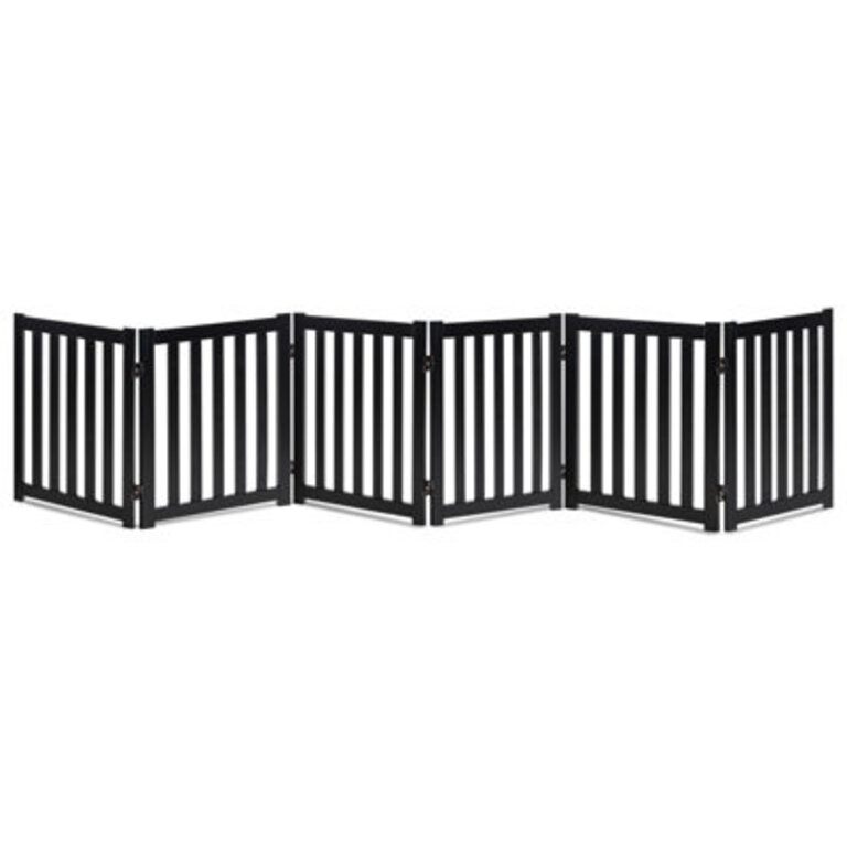 Wooden Free Standing Pet Gate