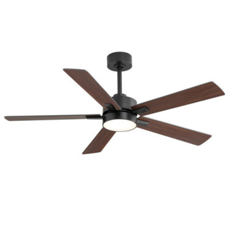 Rolanda 52 5-inch Downrod Mount Ceiling Fan with Light Kit and Remote Control