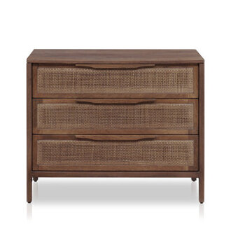 Nellie 3 - Drawer Cane Chest