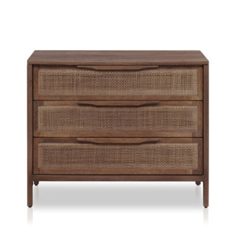 Nellie 3 - Drawer Cane Chest