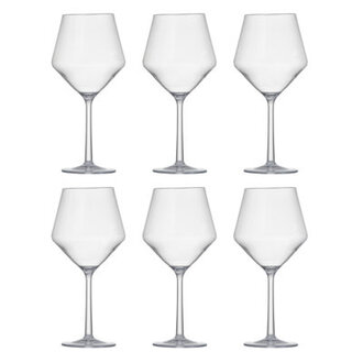 Fortessa Sole Outdoor Shatter Resistant BPA Free Premium Copolyester Plastic Drinkware 6 Pack Yellow Sun Sauvignon Blanc Glass