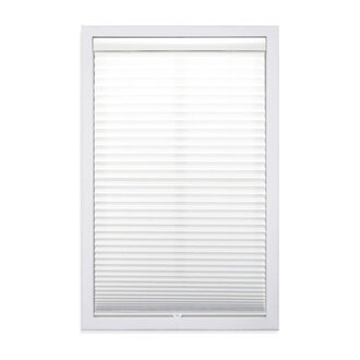 Coursey 1 inch Cordless Semi-Sheer Light Filtering Pleated Shade