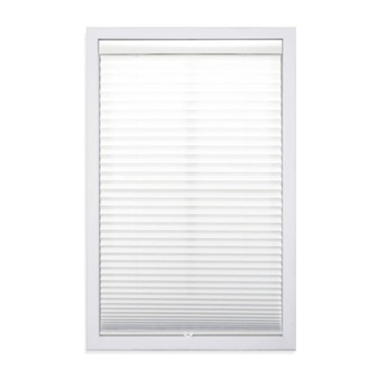 Coursey 1 inch Cordless Semi-Sheer Light Filtering Pleated Shade