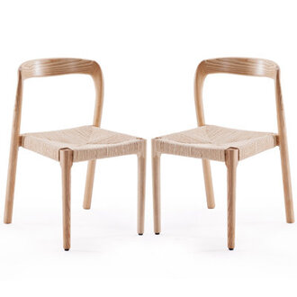 Modern Solid Wood Side Dining Chairs