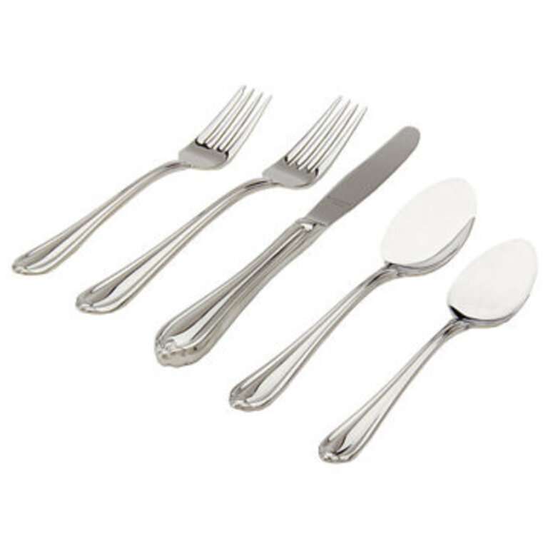 Melon Bud 5 Piece 1810 Stainless Steel Flatware Set