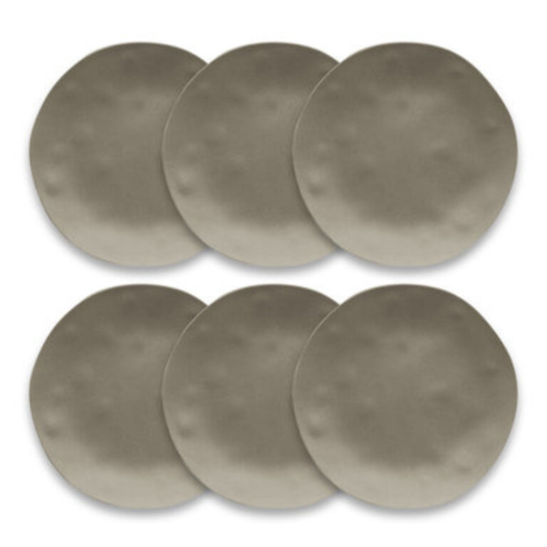Set of 6 Laya Melamine Dinner Plates