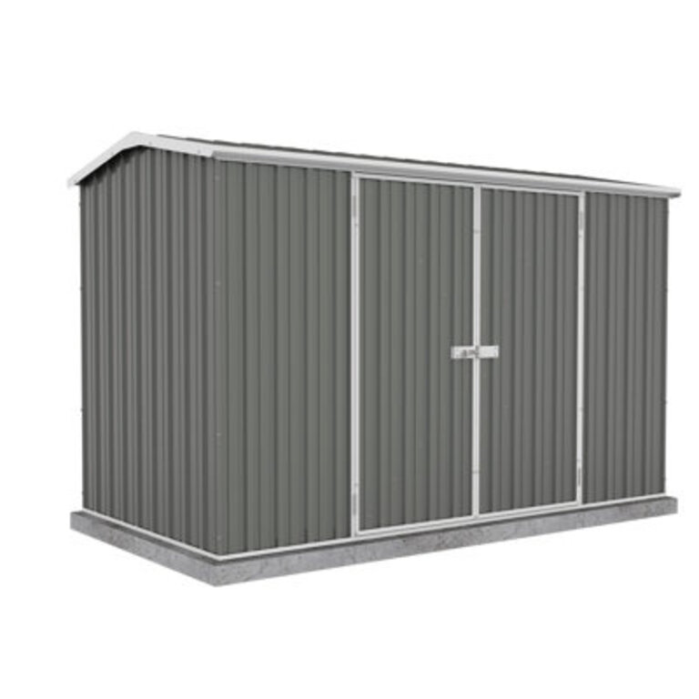 Absco Premier Metal 10 W x 5 D Metal Galvanized Steel Weather Resistant Storage Shed