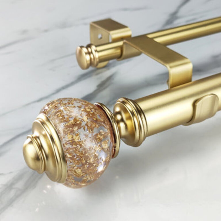 Jalysia Adjustable 1125 Double Curtain Rod