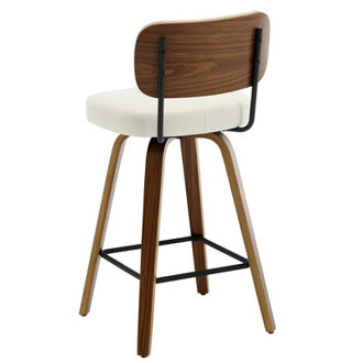 Loranza Swivel Upholstered Counter  Bar Stool
