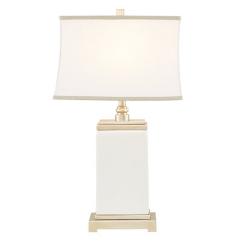 Colette Rectangular Ceramic Table Lamp