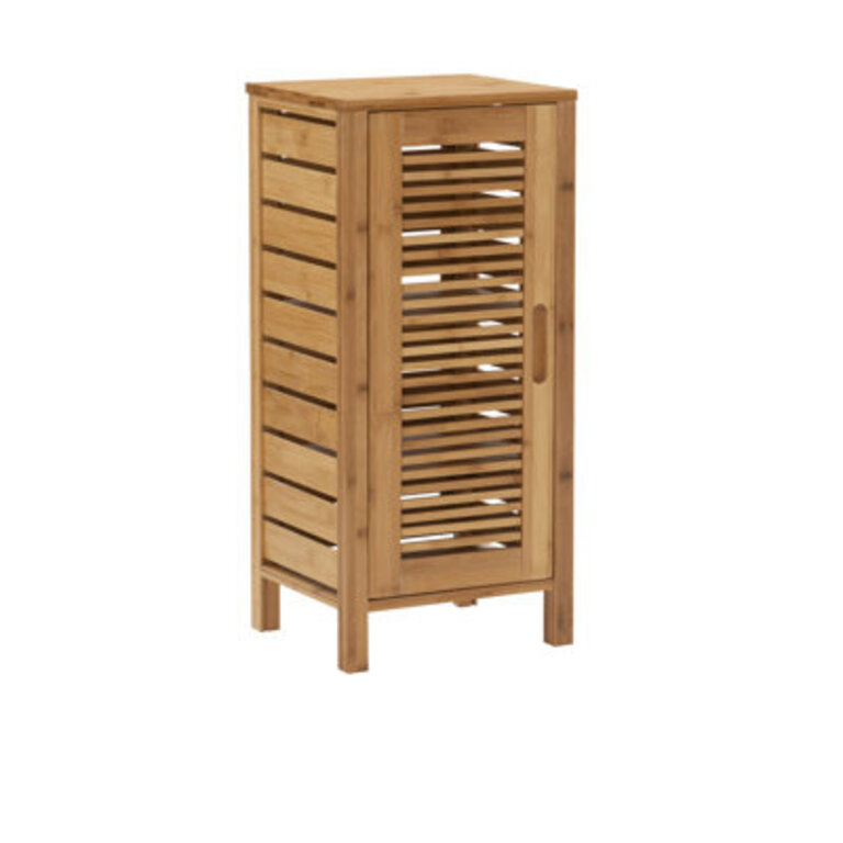 Ayden Solid Bamboo Wood Bathroom Cabinet