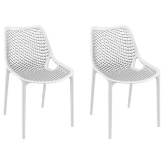 Set of 2 Farrah Stacking Patio Dining Chairs