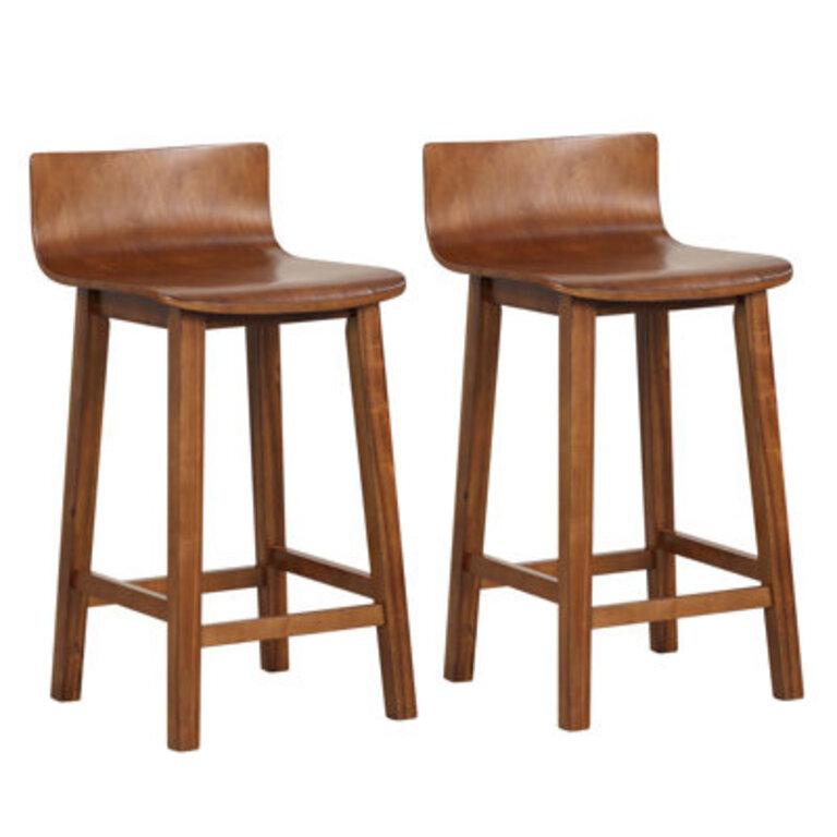 Itsuko  Wood 245 Counter Stool