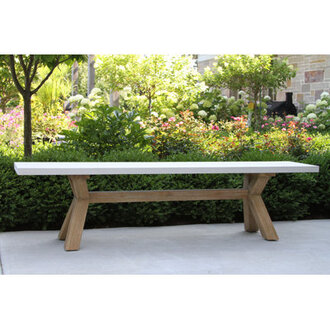 Carson Eucalyptus Outdoor Picnic Bench