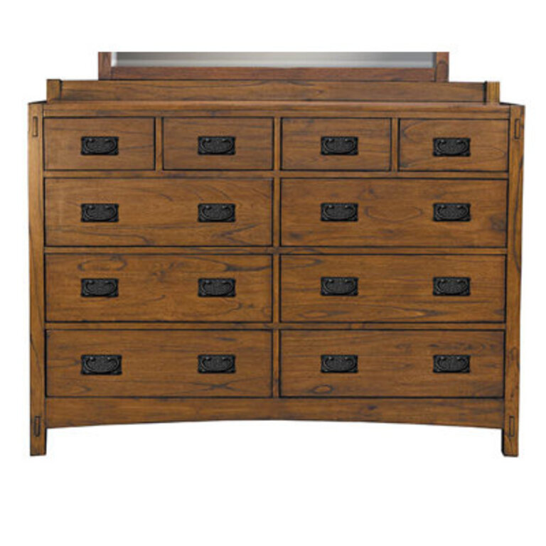 Orpha 10-drawer Solid Wood Double Dresser