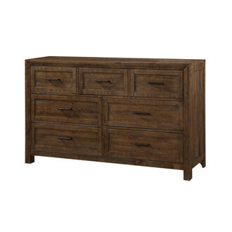 Craigsville Solid Wood 63 W 7 - Drawer Dresser