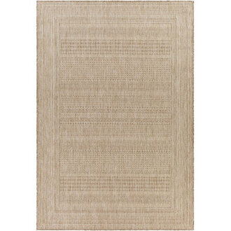 Camar Oriental IndoorOutdoor Area Rug in Khaki