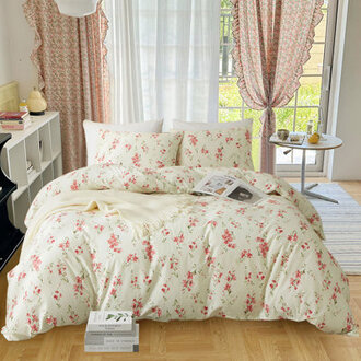 Cotton Floral Duvet Cover Set