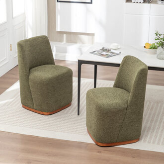 335 Dining Chair With WheelsSet of 2