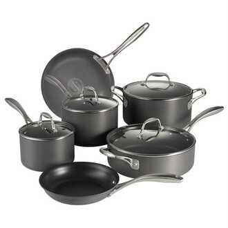 Tramontina OnyxPro 10-Piece Hard Anodized Nonstick Cookware Set