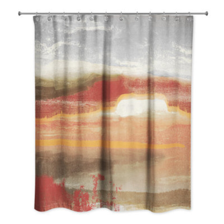 Treadwell Abstract Shower Curtain