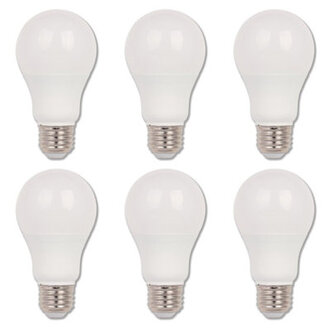 6 Watt 40 Watt Equivalent A19 LED Non-Dimmable Light Bulb E26Medium Standard Base
