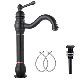 Vessel Sink Faucet Single-handle Bathroom Faucet with Drain Assembly