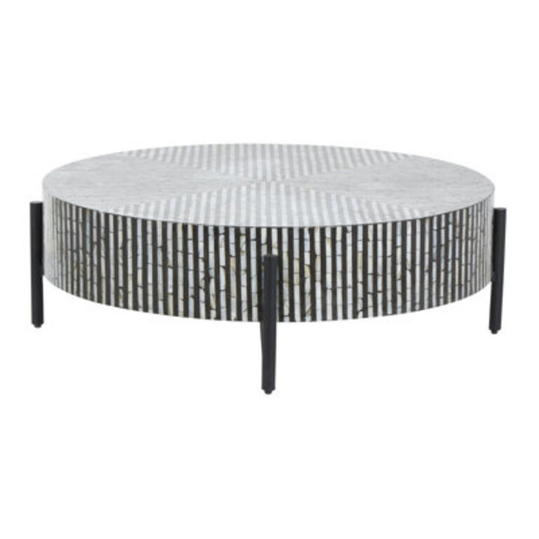 Maly Round Mother of Pearl Coffee Table