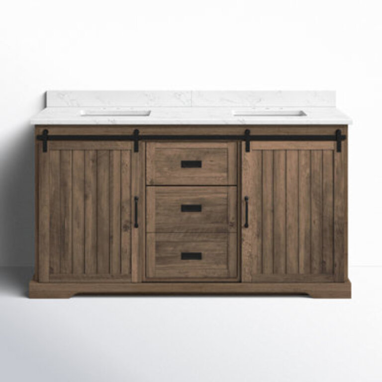 Cayden 60 Double Bathroom Vanity with Top