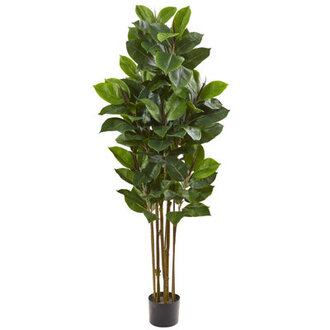 58 Faux Rubber Tree in Pot