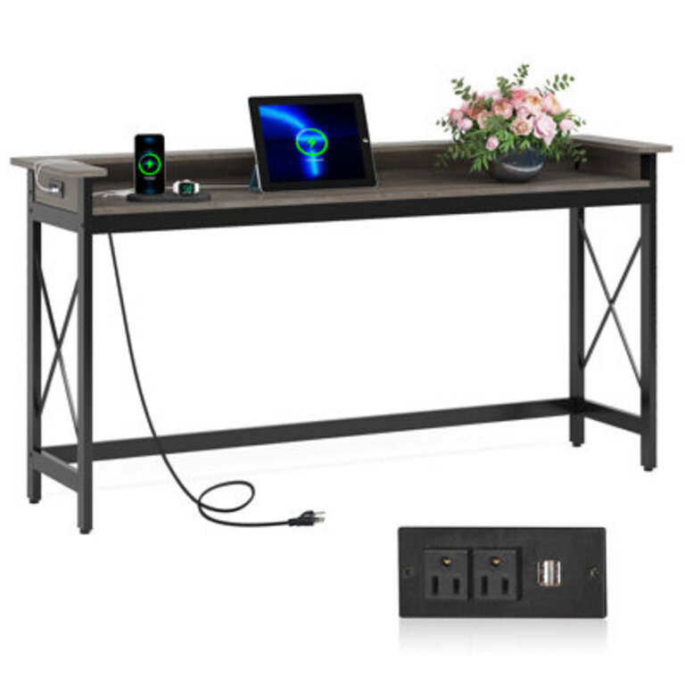 71 Console Table with Charging Ports