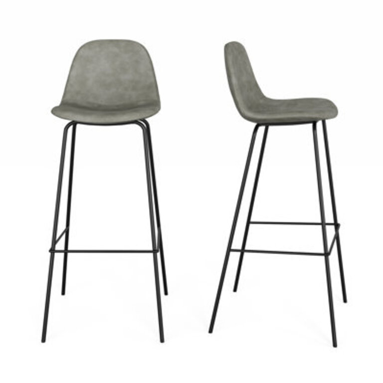 Kody Vegan Leather Bar  Counter Stool