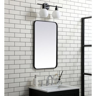 Sabine Metal Rounded Rectangle Wall Mirror