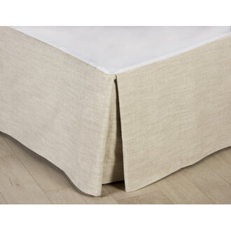 Linen Natural 15 Bed Skirt