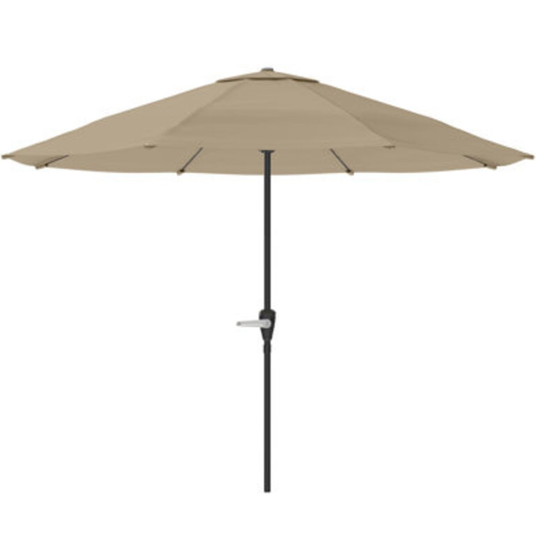 Kelton Patio Umbrella with Vented Canopy - 9 Easy Crank Outdoor Umbrella for Shade - For Deck Balcony Porch Backyard or Pool by Pure Garden