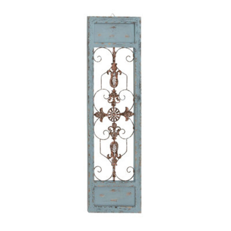 Kelly Wood Scroll Wall Decor