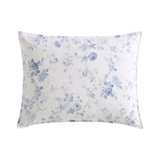 Laura Ashley Belinda Blue Cotton Comforter Reversible Set