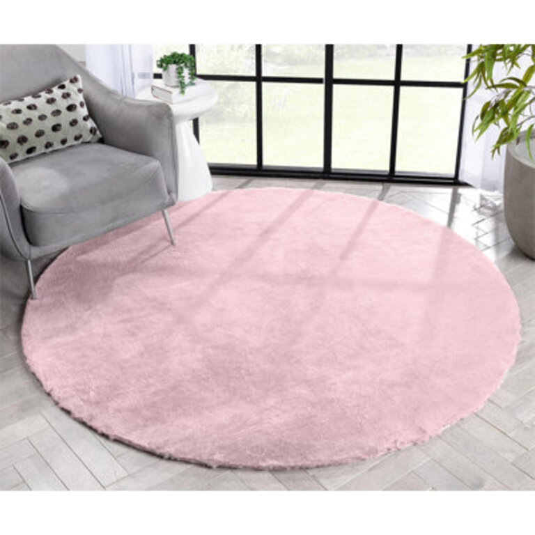 Taishon Faux Fur Washable Indoor Rug