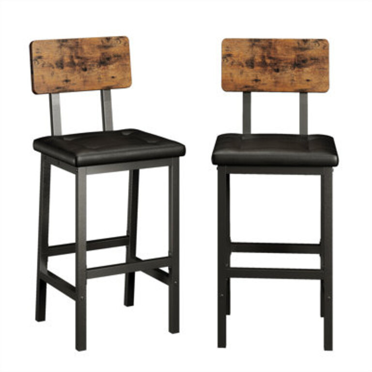 17 Stories Bar Stools 165in Square Pu Upholstered Barstools