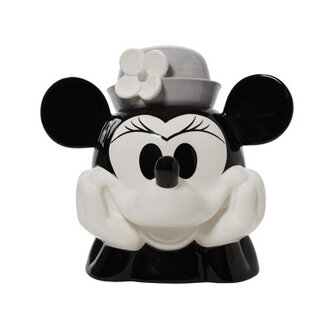 Disney Ceramics Minnie Mouse from Steamboat Willie Sculpted Cookie Jar 1024 Inch