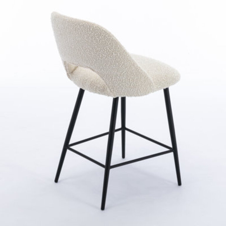 Valdez Boucle Bar  Counter Stool