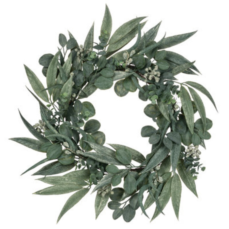 Kannon Artificial California Eucalyptus Wreath