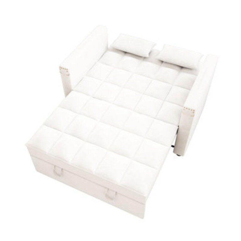 48 Upholstered Reclining Sleeper Sofa