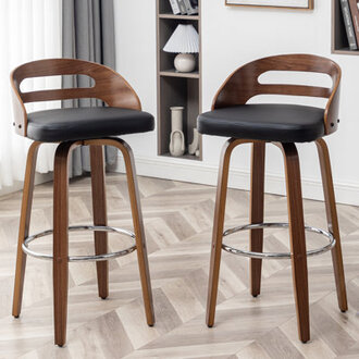 Set of 2 Mahtab Swivel Counter  Bar Stools
