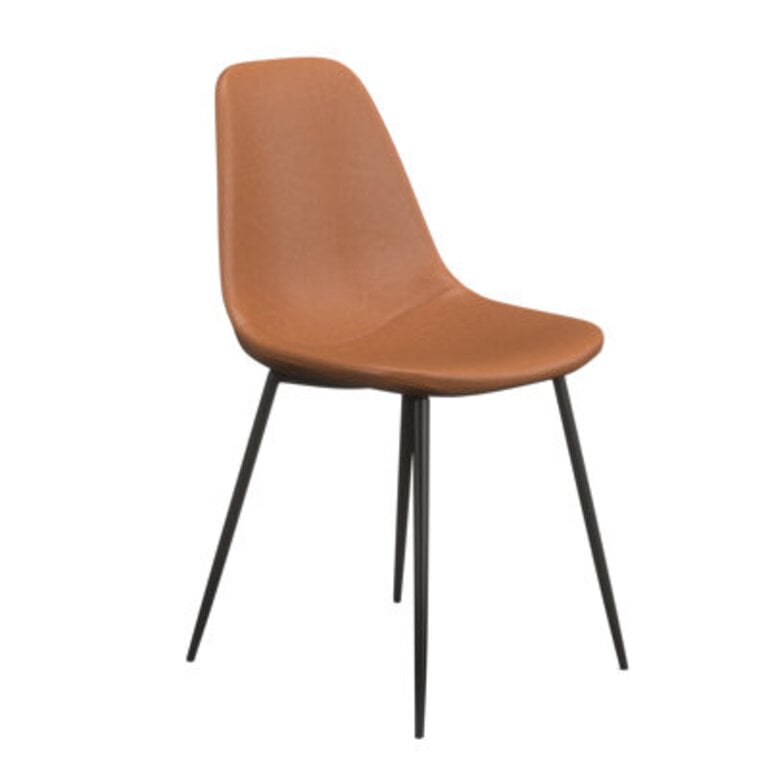 Set of 2 Kody Vegan Leather Side Chairs