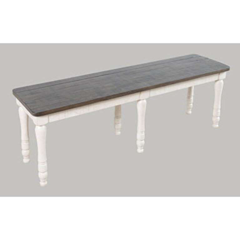 Karley Rustic Solid Wood Bench