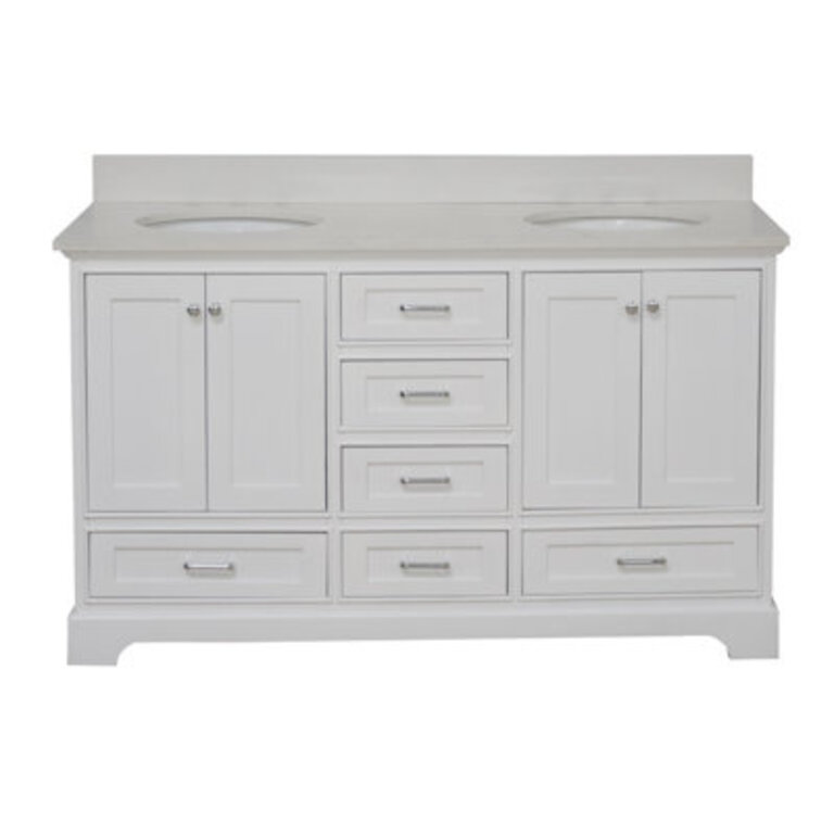 Larosa 60 Double Bathroom Vanity with Top