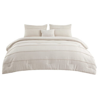 Best Seller Bedsure Prewashed Microfiber Pinch Pleat Comforter Set-89GSM